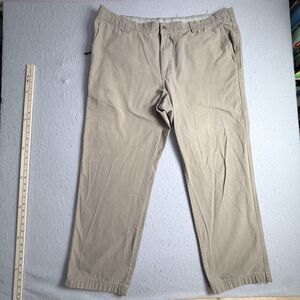 Columbia Men 46W 32L Khaki Canvas Thick Utility Work Pants Outdoor Hiking Walk